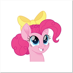 Pinkie Pie portrait short mane Posters and Art